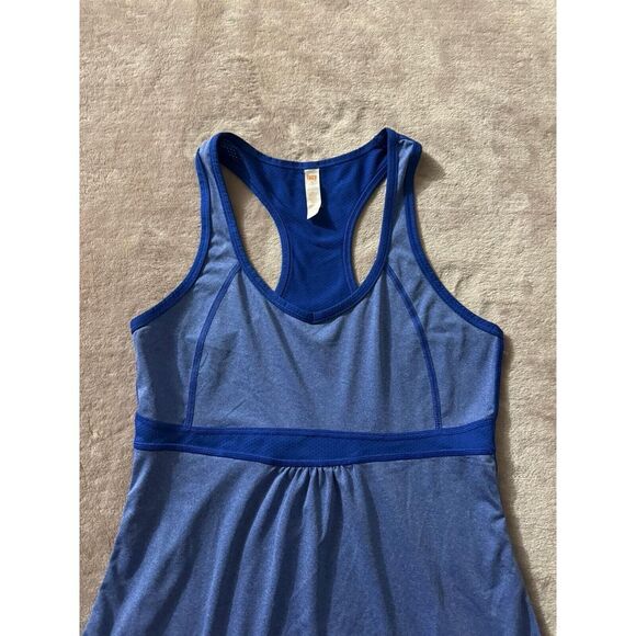 Lucy Active Mesh Inserts Racerback Bra Tank Royal Blue‎ Size Small - Picture 2 of 9